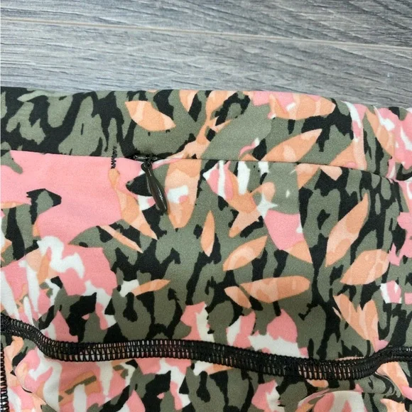 Sweaty Betty Power Pocket 7/8 Leggings Pink Green Floral Print 2XL XXL - Picture 8 of 12